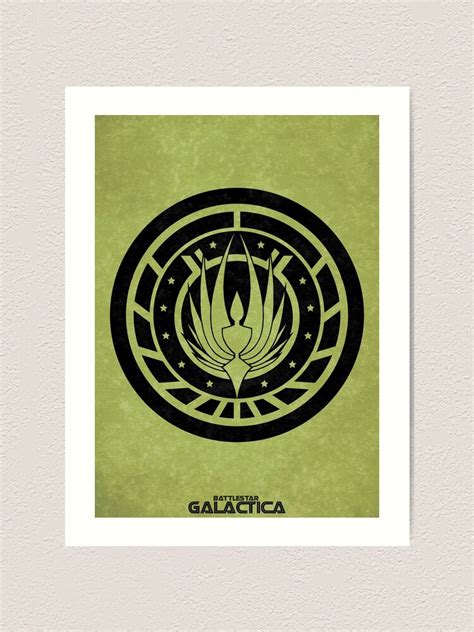 Battlestar Galactica Design Colonial Seal Art Print For Sale By