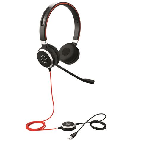 Jabra Evolve 40 Uc Stereo Usb Headset W Integrated Busy Indicator Certified For Unified