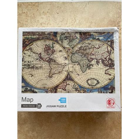 1000 Puzzle Old World Map | Old world maps, Old world, World map picture