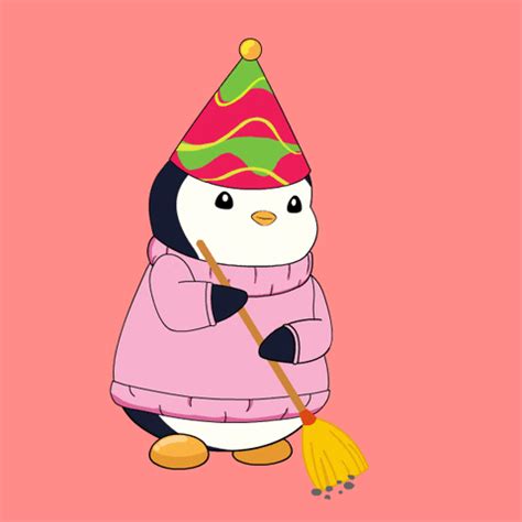 Clean Up Party By Pudgy Penguins Find Share On Giphy