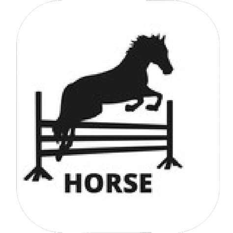 Horse Jumping Vector Logo - LogoDix