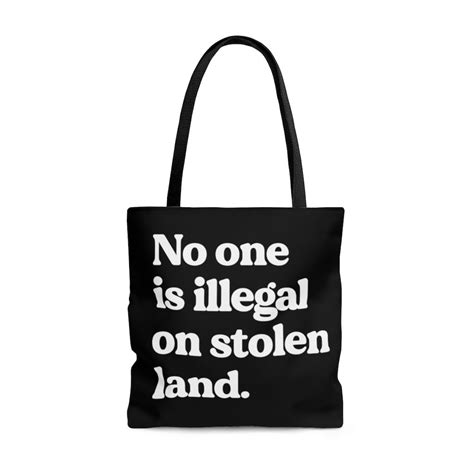 No One Is Illegal Tote Bag Immigration Tote Bag Anti Racism Etsy