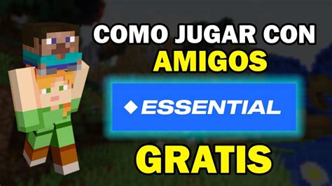 COMO JUGAR Con AMIGOS FACIL Y SENCILLO ESSENTIAL MOD MINECRAFT