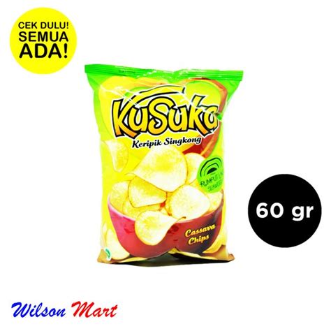 Jual Kusuka Keripik Singkong Rasa Rumput Laut Seaweed Gram Di Lapak