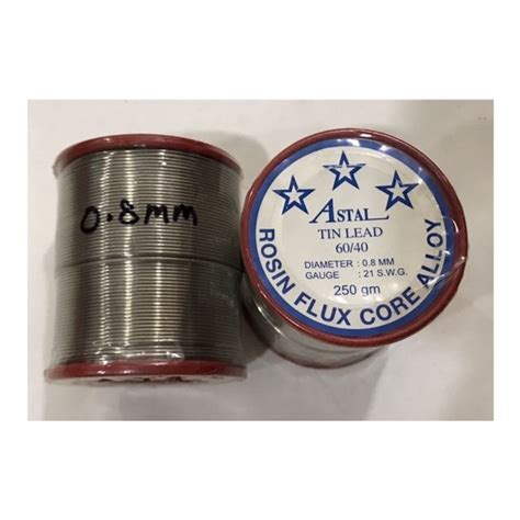 Astal 0 8mm 250g Tin Lead 60 40 Soldering Solder Wire Rosin Flux Core