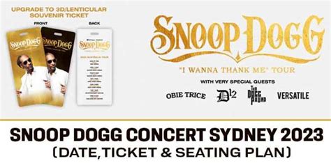 (Book Now)Snoop dogg concert sydney 2023: 1-2 March 2023