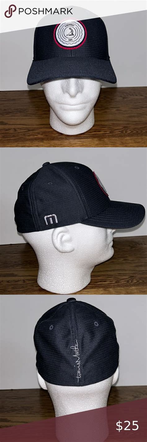 Travis Mathew Pinehurst Patch Flexfit Fitted Golf Hat S M Pinehurst