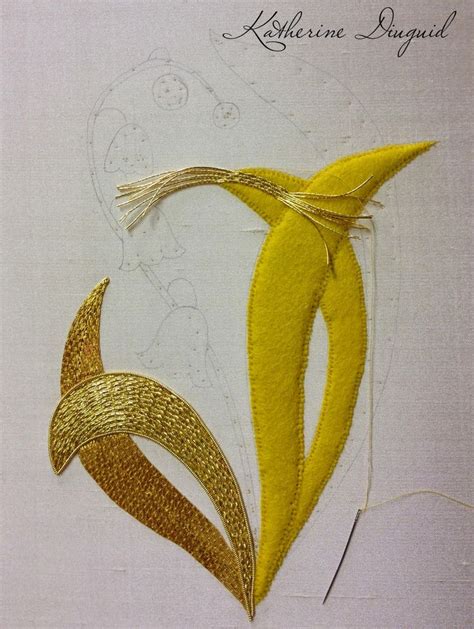 Katherine Diuguid Gold Work Embroidery Gold Work Hand Embroidery