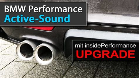 Bmw M Performance Active Sound Upgrade Mit Bluetooth Steuerung