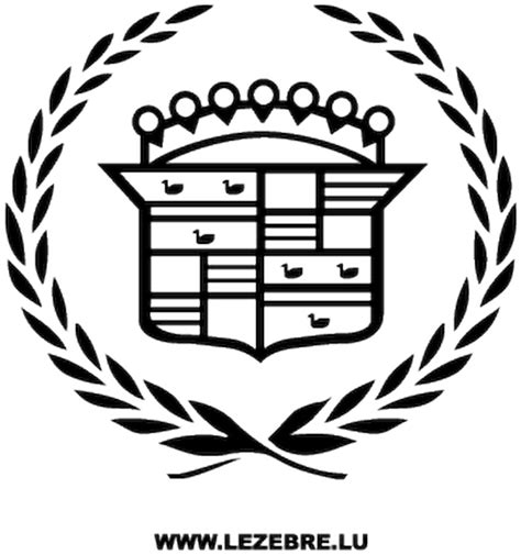 Cadillac Logo 2 Cadillac Emblem Line Drawing Free Transparent Png