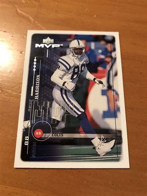 1999 Upper Deck MVP 78 Marvin Harrison Indianapolis Colts EBay