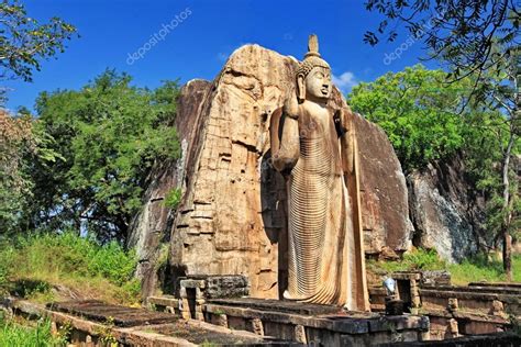 Greatest Buddhist Landmarks Awukana Sri Lanka — Stock Photo