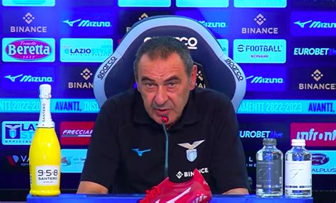 Conferenza Sarri Le Parole Del Tecnico Dopo Az Alkmaar Lazio