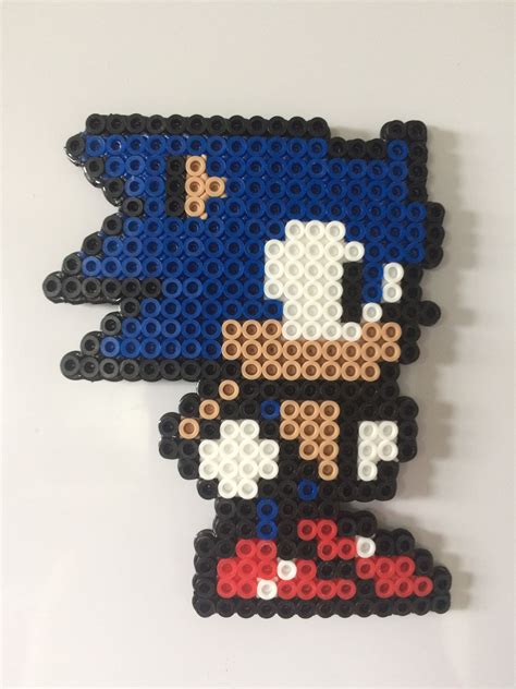 Sonic The Hedgehog Perler Midi Bead Sprite Bit Pixel Art Artofit