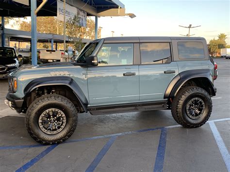 Cactus Gray Bronco Raptor Painted Flares And Door Handles Wheels