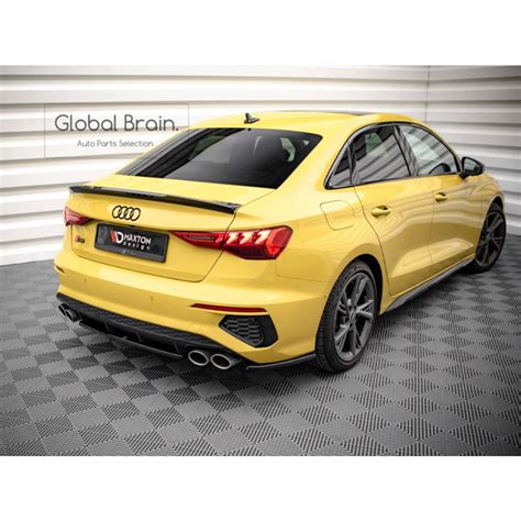 アウディ S3 8y セダン リア サイド スプリッター スパッツ Audi S3 8y Rearside Maxton Global