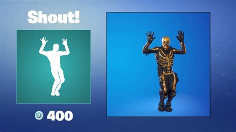 Shout Fortnite Emote YouTube