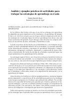 Pdf An Lisis Y Ejemplos Pr Cticos De Actividades Para Trabajar