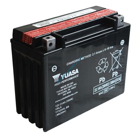 YUASA YTX24HL BS Y50 N18L A 12V 22 1Ah 350A P