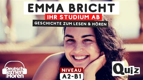 Geschichte Zum Lesen H Ren Thema Emma Bricht Ihr Studium Ab