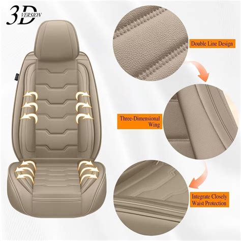 Car Frontrear 5 Sits Seat Covers For Lexus Rx350 2007 2023 Pu Leather Full Set Ebay