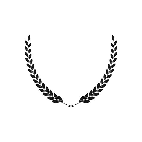 Laurel Wreath Victory Icon Color Editable Vector Art At Vecteezy