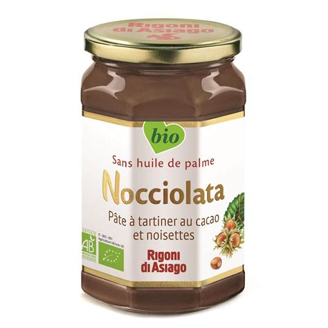 Nocciolata Rigoni Di Asiago Pâte à Tartiner Cacao Noisettes Nocciolata BIO