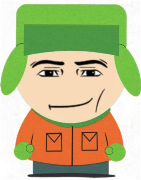 Kiahl But With Man Face Kyle South Park South Park Memes Kyle