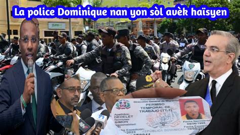 La Police Dominique Nan Yon Gw S L Avek Ha Syen Nan Peyi Sendomeng Nou