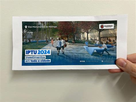 Guias do IPTU 2024 começam a ser entregues pelos Correios nesta terça