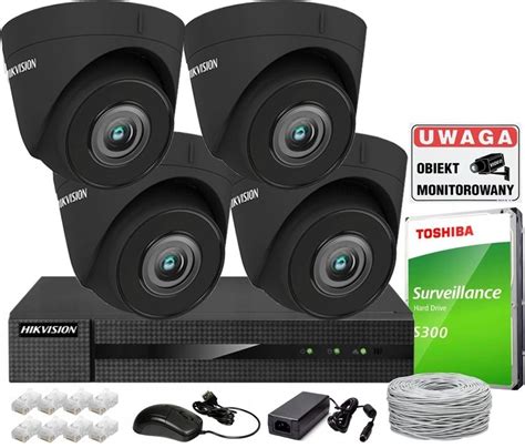 Zestaw Monitoringu Hikvision Kamery Mpx Skr Tka Erli Pl