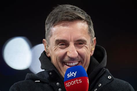 Gary Neville Shows His Class With Six Word Response After Cheeky Dig