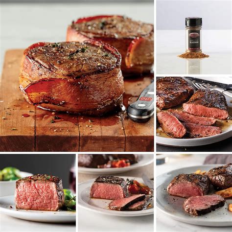 Buy Omaha SteaksPremium Steak Flight Bacon Wrapped Filet Mignons