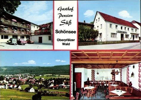 Ansichtskarte Postkarte Sch Nsee Oberpfalz Gasthof Akpool De