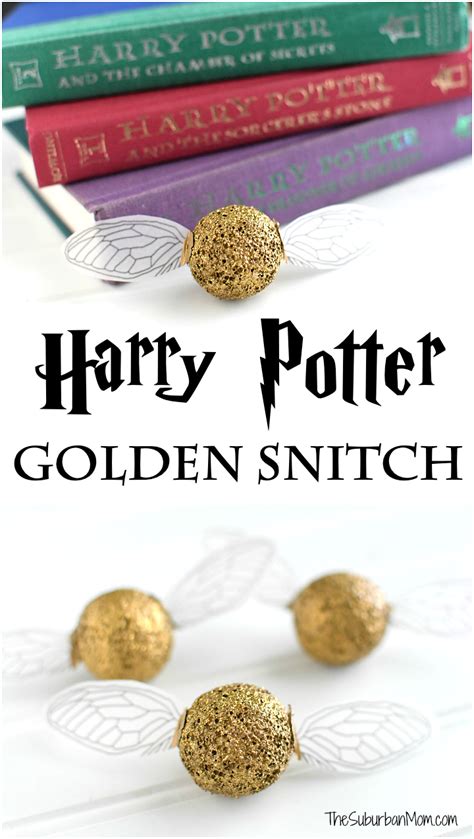 Diy Harry Potter Golden Snitch Craft The Suburban Mom