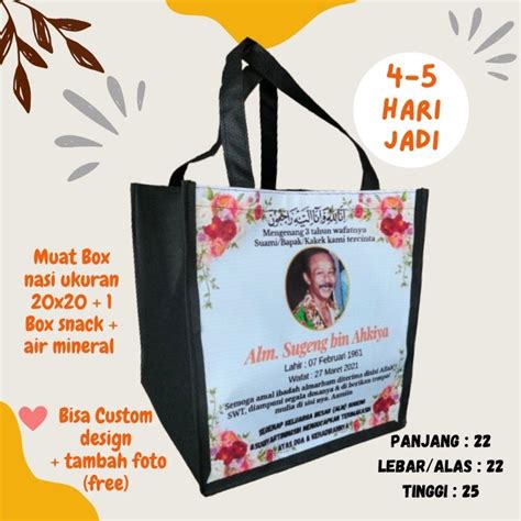 Jual Tas Tahlil Tas Haul Tas Souvenir Kematian Tas Berkat Tas