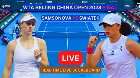 Iga Swiatek Vs Liudmila Samsonova Live Score Update Women S Tennis