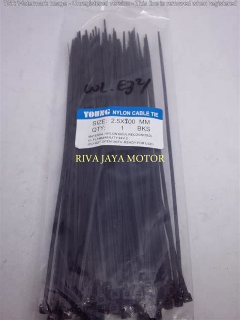 RIPET RIFET NYLON CABLE TIE TALI PENGIKAT KABEL TISH 200MM