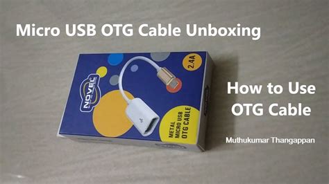 Otg Cable Unboxing Video How To Use Otg Cable Youtube