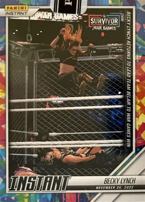 WWE PANINI INSTANT 2022 2023 BECKY LYNCH BECKY LYNCH RETURNS TO