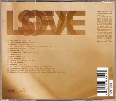 Cd Enrique Iglesias Sex And Love R 39 99 Em Mercado Livre