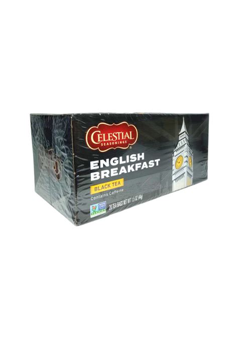 Chá Sabor English Breakfast 44g Celestial USA Casa Bueno