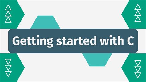 Getting Started With C Youtube