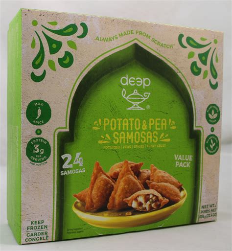 24 Vegetable Party Samosa 22.4oz. - Shop Deep Foods