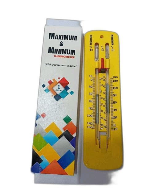 Analogue Thermometers Minimum And Maximum Thermometer For Laboratory At Rs 120 In Ambala