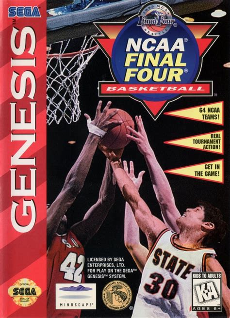 Ncaa Final Four Basketball Para Mega Drive 1994