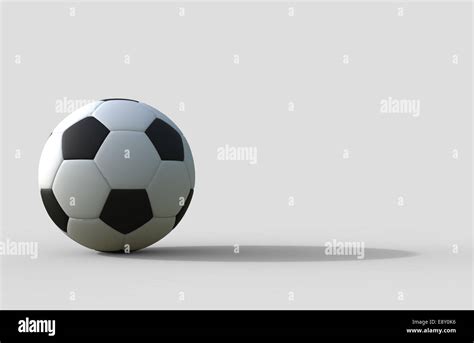 soccer ball on white background Stock Photo - Alamy