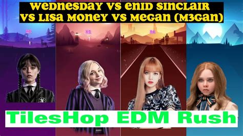 Wednesday Vs Enid Sinclair Vs Lisa Money Vs Megan TilesHop EDM Rush