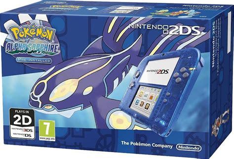 Nintendo 2ds Transparent Blue And Pokémon Alpha Sapphire Skroutzgr