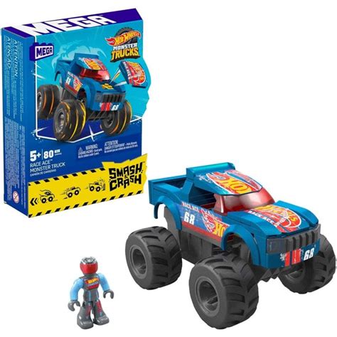 MEGA Hot Wheels Smash Crash Race Ace Monster Truck PcComponentes Fr
